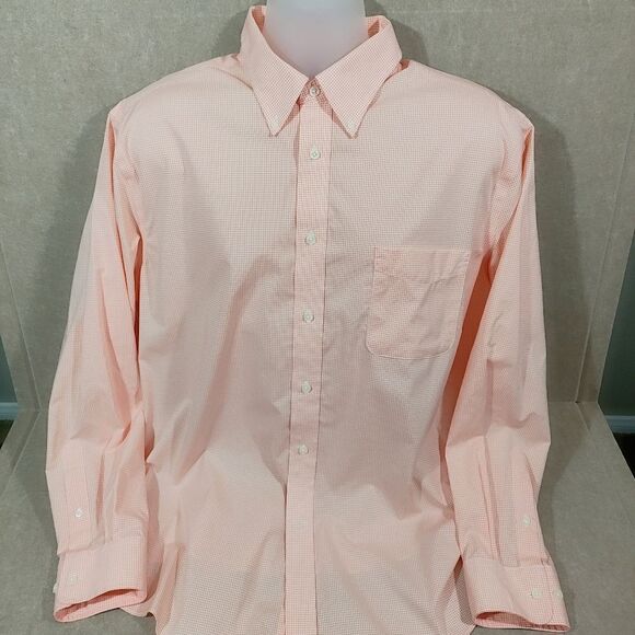 Lauren Ralph Lauren Orange Plaid Long Sleeve Button Down Shirt #5 - Picture 3 of 5